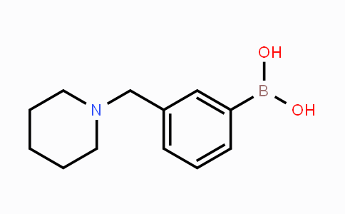 CAS No. 1032610-59-5, 3-(Piperidin-1-ylmethyl)phenylboronic acid