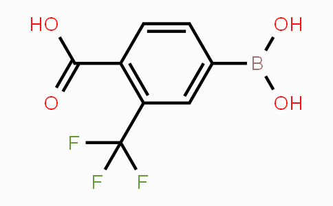 CAS No. 1050424-03-7, 4-Carboxy-3-(trifluoromethyl)phenylboronic acid