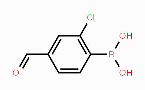 CAS No. 1063712-34-4, 2-Chloro-4-formylphenylboronic acid
