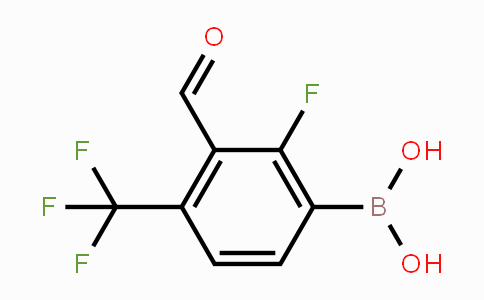 CAS No. 1451393-07-9, 2-Fluoro-3-formyl-4-(trifluoromethyl)phenylboronic acid