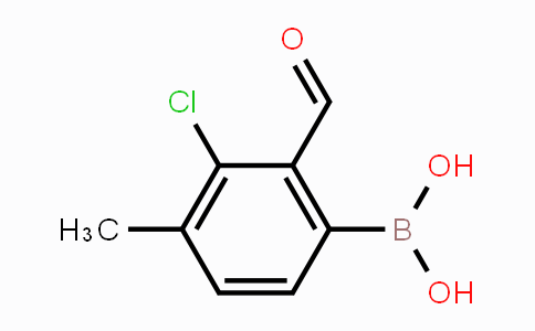CAS No. 1451391-37-9, 3-Chloro-2-formyl-4-methylphenylboronic acid