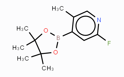 CAS No. 755027-42-0, 2-Fluoro-5-methylpyridine-4-boronic acid pinacol eater