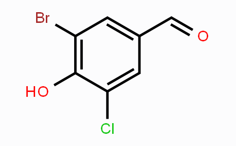 CAS No. 1849-76-9, 3-Bromo-5-chloro-4-hydroxybenzaldehyde