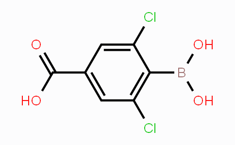 CAS No. 1451392-97-4, 4-Carboxy-2,6-dichlorophenylboronic acid