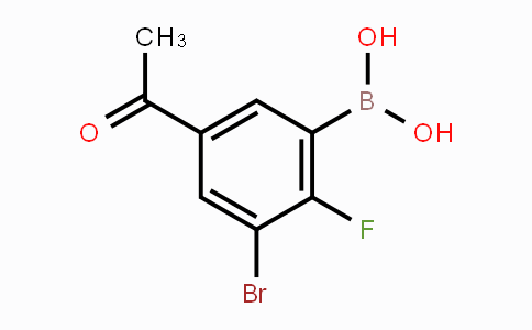5-Acetyl-3-bromo-2-fluorophenylboronic acid