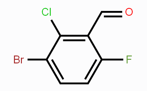 CAS No. 1114809-11-8, 3-Bromo-2-chloro-6-fluorobenzaldehyde