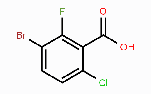 CAS No. 702640-51-5, 3-Bromo-6-chloro-2-fluorobenzoic acid