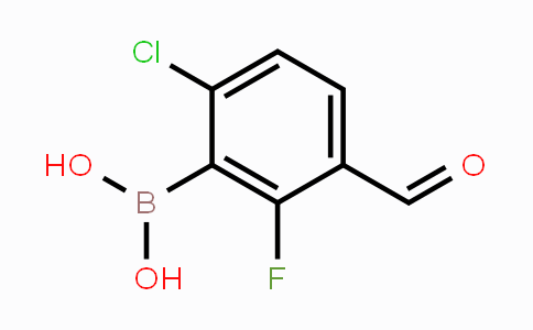 1451393-10-4 | 6-Chloro-2-fluoro-3-formylphenylboronic acid