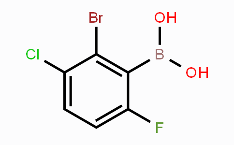 CAS No. 1451392-82-7, 2-Bromo-3-chloro-6-fluorophenylboronic acid