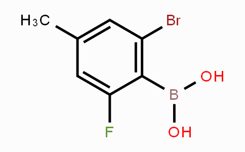 CAS No. 1451391-47-1, 2-Bromo-6-fluoro-4-methylphenylboronic acid