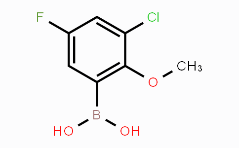 CAS No. 2121513-76-4, 3-Chloro-5-fluoro-2-methoxyphenylboronic acid