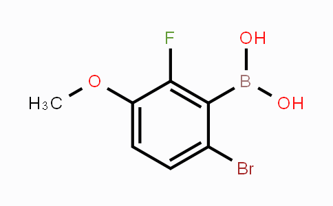 CAS No. 871126-17-9, 2-Fluoro-3-methoxy-6-bromophenylboronic acid