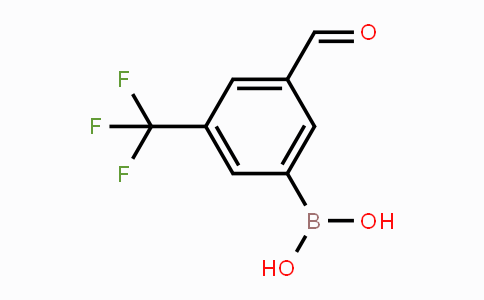 CAS No. 1451393-24-0, 3-Formyl-5-(trifluoromethyl)phenylboronic acid