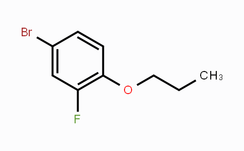 CAS No. 127326-77-6, 4-Bromo-2-fluoro-1-propoxybenzene
