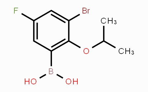 CAS No. 352534-84-0, 3-Bromo-5-fluoro-2-isopropoxyphenylboronic acid