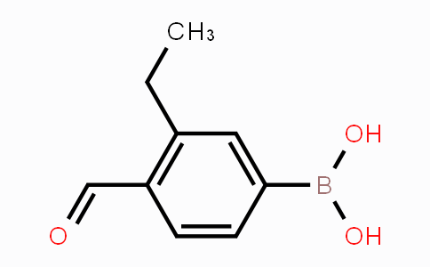 CAS No. 1218790-94-3, 3-Ethyl-4-formylphenylboronic acid