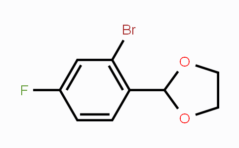 CAS No. 773097-04-4, 2-(2-Bromo-4-fluorophenyl)-1,3-dioxolane