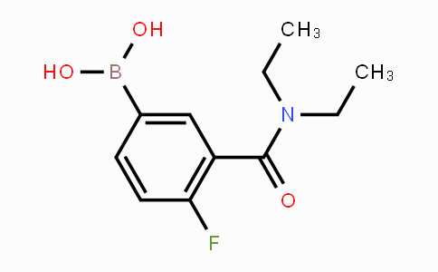 CAS No. 874219-28-0, 3-(Diethylcarbamoyl)-4-fluorophenylboronic acid
