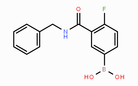 CAS No. 874219-22-4, 3-(Benzylcarbamoyl)-4-fluorophenylboronic acid