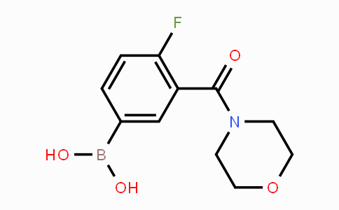 CAS No. 874219-29-1, 4-Fluoro-3-(morpholine-4-carbonyl)phenylboronic acid