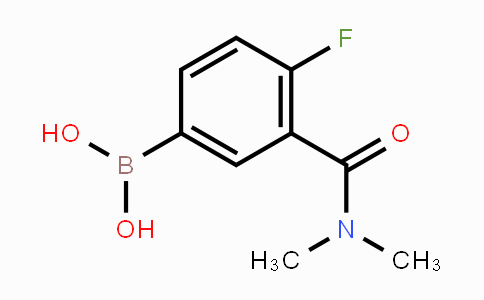 CAS No. 874219-27-9, 4-Fluoro-3-(dimethylcarbamoyl)phenylboronic acid