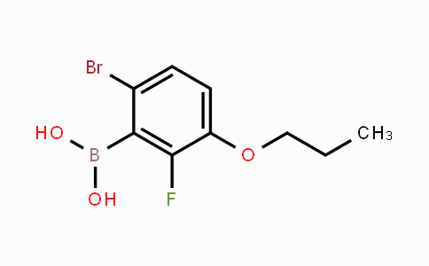 CAS No. 1072951-85-9, 6-Bromo-2-fluoro-3-propoxyphenylboronic acid