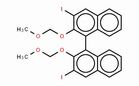 CAS No. 219583-87-6, (S)-2,2'-Bis(methoxymethoxy)-3,3'-diiodo-1,1'-binaphthyl