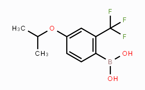 CAS No. 313545-40-3, 4-Isopropoxy-2-trifluoromethylphenylboronic acid