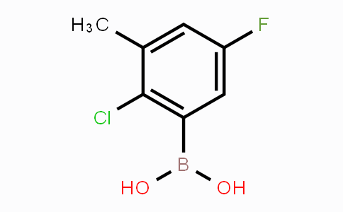 CAS No. 2121511-44-0, 2-Chloro-5-fluoro-3-methylphenylboronic acid