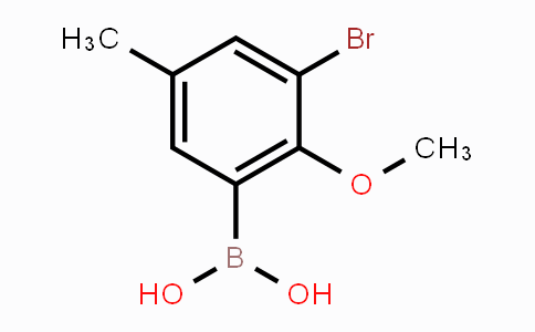870717-99-0 | 3-Bromo-5-methyl-2-methoxyphenylboronic acid