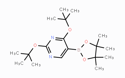 DY454217 | 2,4-Di(tert-butoxy)pyrimidine-5-boronic acid pinacol ester