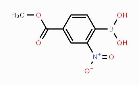 CAS No. 85107-55-7, 4-Methoxycarbonyl-2-nitrophenylboronic acid