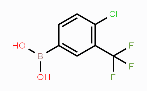 CAS No. 176976-42-4, 4-Chloro-3-(trifluoromethyl)phenylboronic acid
