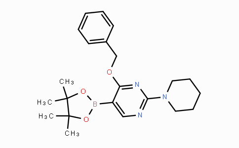 DY454322 | 1451391-24-4 | 4-Benzyloxy-2-piperidine-1-yl-pyrimidine-5-boronic acid pinacol ester