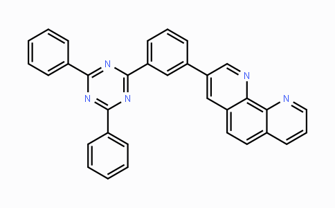 CAS No. 2244035-12-7, 3-(3-(4,6-diphenyl-1,3,5-triazin-2-yl)phenyl)-1,10-phenanthroline