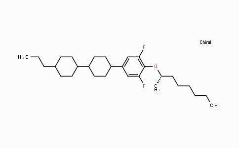 185207-90-3 | 1,3-Difluoro-2-[(2S)-octan-2-yl]oxy-5-[4-(4-propylcyclohexyl)cyclohexyl]benzene