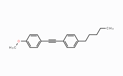 CAS No. 39969-28-3, Benzene, 1-methoxy-4-[2-(4-pentylphenyl)ethynyl]-