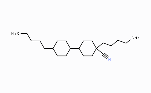CAS No. 88510-89-8, 1-Pentyl-4-(4-pentylcyclohexyl)cyclohexane-1-carbonitrile