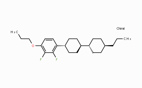 CAS No. 473257-14-6, Benzene, 2,3-difluoro-1-propoxy-4-[(trans,trans)-4'-propyl[1,1'-bicyclohexyl]-4-yl]-