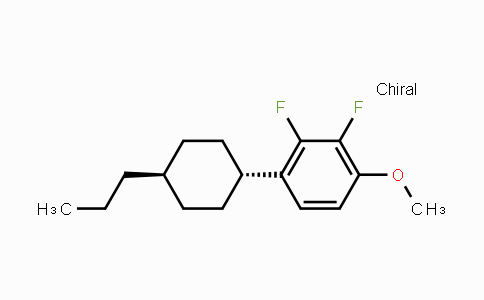 CAS No. 609779-51-3, trans-2,3-difluoro-1-methoxy-4-(4-propyl-cyclohexyl)-benzene