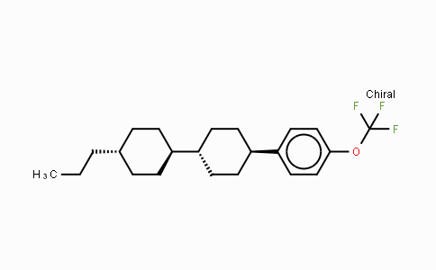 CAS No. 133937-72-1, Benzene,1-[(trans,trans)-4'-propyl[1,1'-bicyclohexyl]-4-yl]-4-(trifluoromethoxy)-