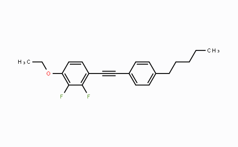 CAS No. 123560-56-5, 1-乙氧基-2,3-二氟-4-(4-戊基苯基乙炔基)苯