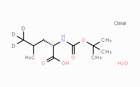CAS No. 203645-42-5, L-Leucine-d3-N-t-BOC H2O (methyl-d3)
