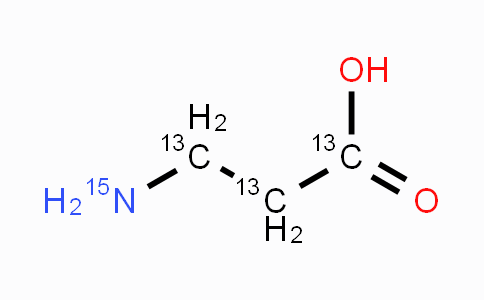 CAS No. 285978-07-6, Beta-alanine 13C3,15N