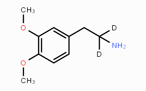 CAS No. 37699-47-1, 2-(3,4-Dimethoxyphenyl)ethyl-1,1-d2-amine