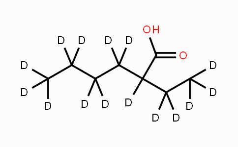 CAS No. 352431-38-0, (±)-2-Ethylhexanoic-d15 Acid