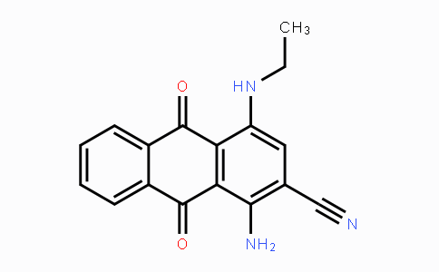 CAS No. 62570-50-7, 1-amino-4-(ethylamino)-9,10-dihydro-9,10-dioxoanthracene-2-carbonitrile
