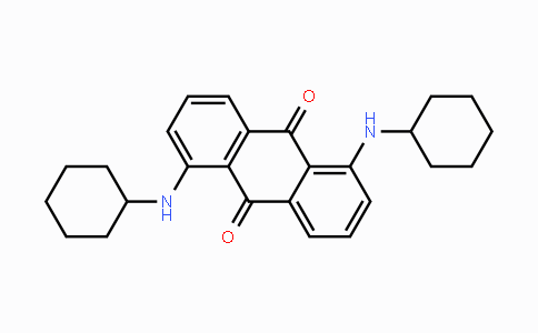 CAS No. 15958-68-6, 1,5-Dicyclohexylaminoanthraquinone