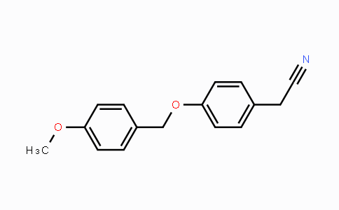 CAS No. 175135-47-4, 2-(4-((4-Methoxybenzyl)oxy)phenyl)acetonitrile
