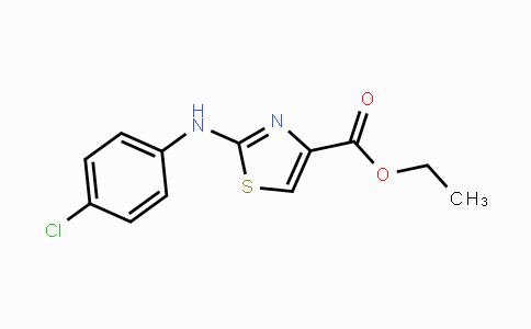CAS No. 165682-93-9, Ethyl 2-(4-chlorophenylamino)-4-thiazolecarboxylate